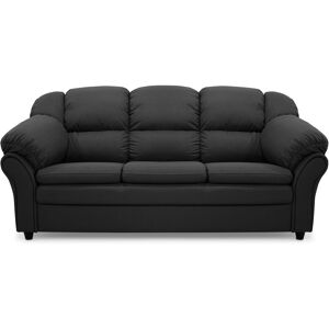 My Home Chalton 3 Pers. Sofa, Sort 100 Cm 210 Cm