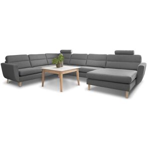 My Home Arizona U-sofa M. Chaiselong, Antracit (Vendbar) 86 Cm 255 Cm