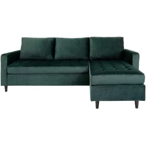 Firenze chaiselong sofa grøn velour Vendbar