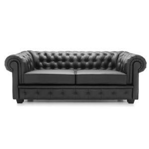 Chesterfield Manchester 3 personers Lædersofa