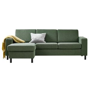 Pan Chaiselong sofa Grøn stof vendbar