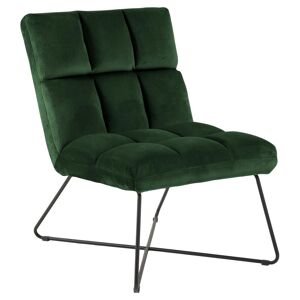 Alba lounge stol grøn  stof