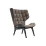 NORR11 Mammoth Chair Velvet SH: 35,5 cm - Black Oak/Velvet Taupe 710