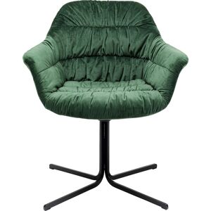 Kare Design Silla giratoria verde