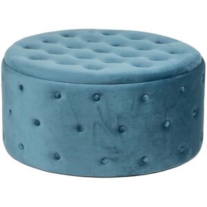 Adda Home Puff azul de tela 80x80x42cm