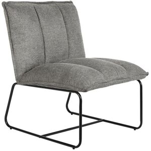 Fijalo Sillon poliester metal gris 66x71x77cm