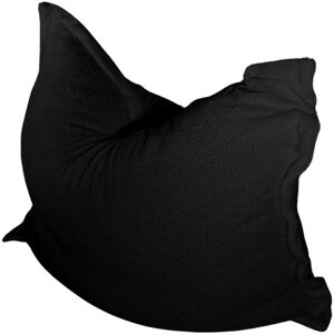 Bananair Puff de tela rizada negro 180 x 140 cm