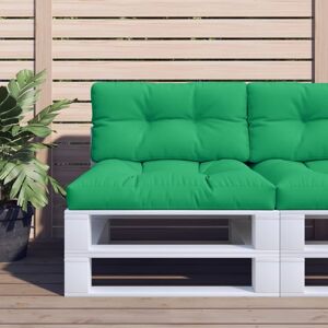 vidaXL Cojín para sofá de palets tela verde 80x40x12 cm