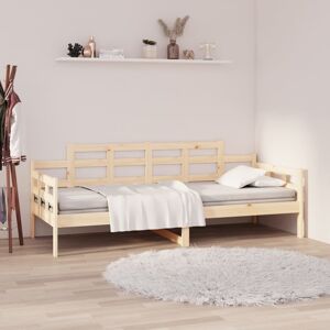 vidaXL Sofá cama madera maciza de pino 90x190 cm