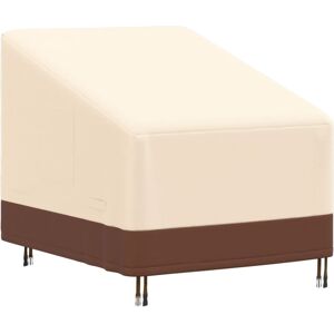 vidaXL Cubierta para sillón de jardín Oxford 600D beige 79x97x48/74 cm