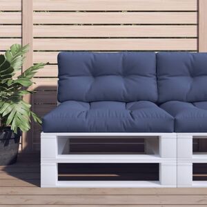 vidaXL Cojín para sofá de palets tela azul marino 80x40x12 cm
