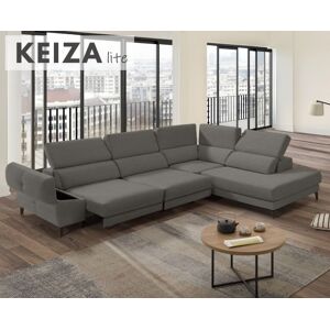 HOME Sofá rinconera de tela Keiza Lite de StyleKomfort