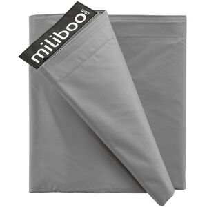 Miliboo Funda de puff gigante gris BIG MILIBAG