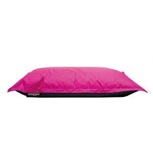 Miliboo Funda de puff gigante rosa y gris BIG MILIBAG