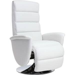 Miliboo Sillón relax manual blanco NELSON