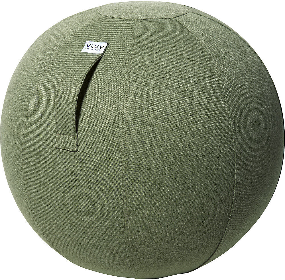 VLUV Balón asiento SOVA, tejido del tapizado en tonos naturales, 600 - 650 mm, verde pesto