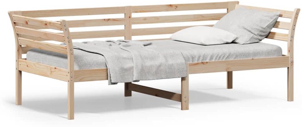 vidaXL Sofá cama madera maciza de pino 90x200 cm