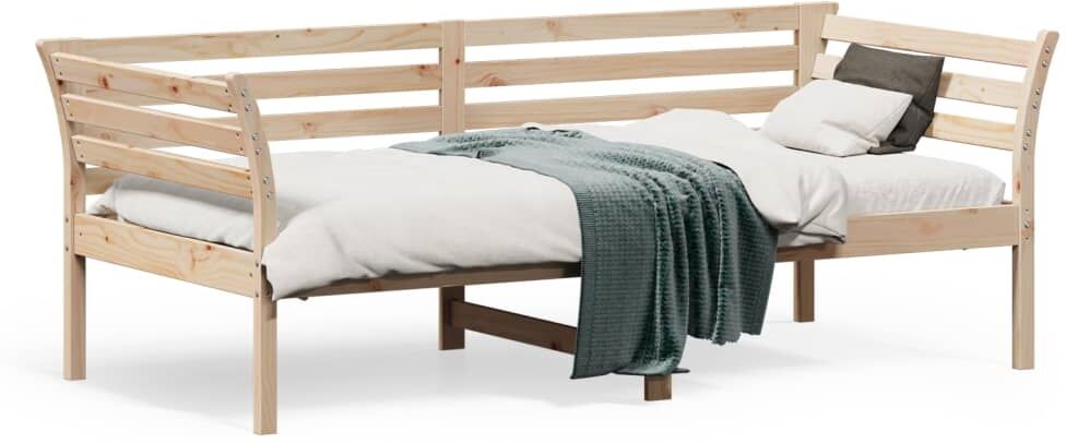 vidaXL Sofá cama madera maciza de pino 90x190 cm