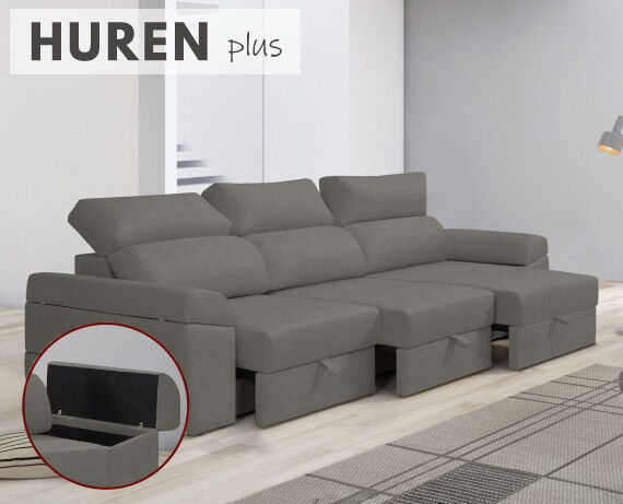 HOME Sofá de tela Huren Plus