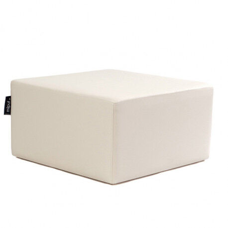 Puff Cuadrado Cube 75x75 - Polipiel Beige