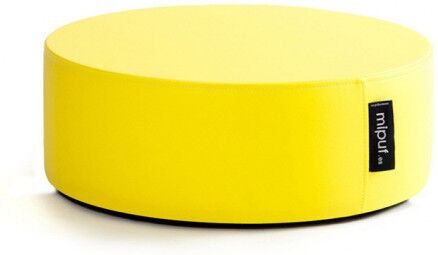 Mesa Puff Tubular 60x20 Polipiel Amarillo