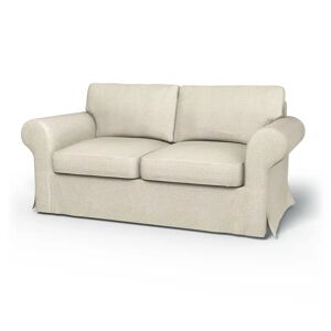 IKEA - Ektorp 2 Seater Sofa Cover, Ecru, Bouclé & Texture - Bemz