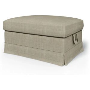 IKEA - Ektorp Footstool Cover, Sand Beige, Bouclé & Texture - Bemz