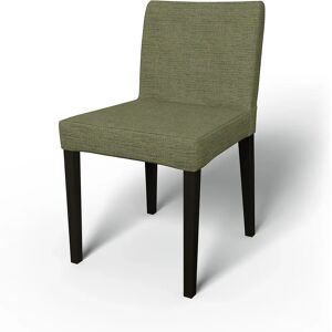 IKEA - Henrik Dining Chair Cover, Meadow Green, Bouclé & Texture - Bemz