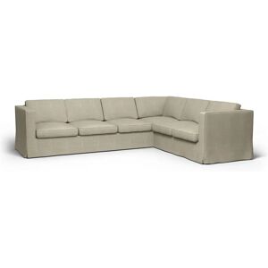 IKEA - Karlanda Corner Sofa Cover (3+2), Sand Beige, Bouclé & Texture - Bemz