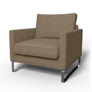 IKEA - Mellby Armchair Cover, Camel, Bouclé & Texture - Bemz