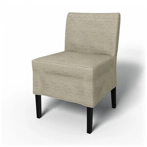 IKEA - Nils Dining Chair Cover, Light Sand, Bouclé & Texture - Bemz
