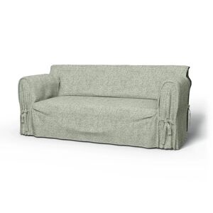 IKEA - Multi Fit 2.5 Seater Sofa Cover, Pistachio, Bouclé & Texture - Bemz