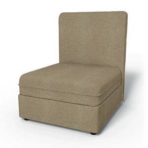 IKEA - Vallentuna Seat Module with High Back and Storage Cover 80x100cm 32x39in, Pebble, Bouclé & Texture - Bemz