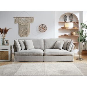 BARUTTI SOFA Canapé 3 places maxi en tissu LIN - ZOE