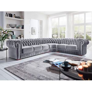 BARUTTI SOFA Canapé d'angle Chesterfield en cuir - RODY