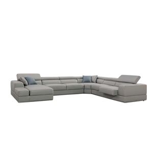 BARUTTI SOFA Canapé d'angle relaxation en cuir italien - CARO maxi