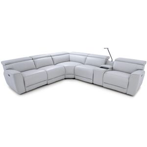 BARUTTI SOFA Canapé d'angle relaxation en cuir italien - NALI