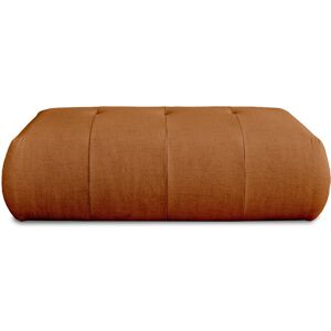 Lisa Design Onyx pouf modulable en tissu Rouille