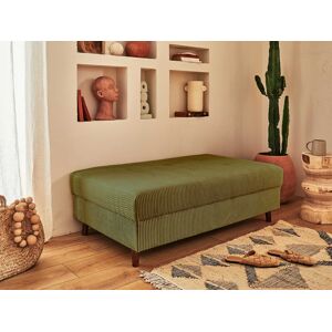 Lisa Design Rune pouf modulable en velours côtelé Vert