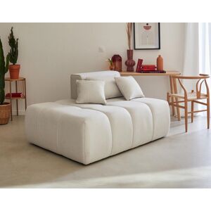 Lisa Design Caracas module d'assise gauche en tissu Beige