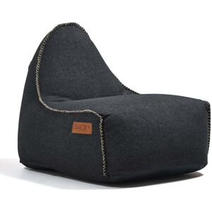 SACK it ApS SACK it - RETRO it Cobana Outdoor Pouf, noir