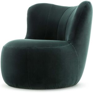 freistil Rolf Benz freistil - 173 Fauteuil, velours vert sapin (6084)