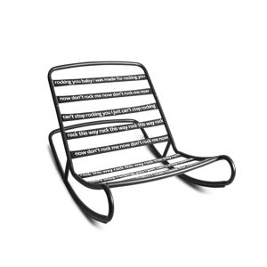 - Rock 'n' Roll Lounge Chair, noir