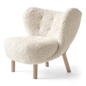 &Tradition & Tradition - Little Petra VB1 Lounge Chair, chêne huilé / peau de mouton Moonlight