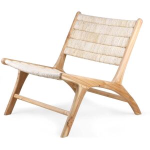 HKliving - Abaca lounge chair hkliving, naturel