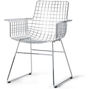 HKliving - Wire Arm Chair, Chrome