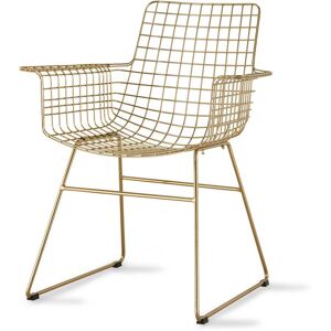 HKliving - Wire Arm Chair, laiton