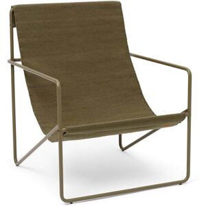 ferm LIVING - Desert Lounge Chair, olive / olive