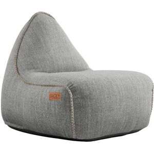 SACK it ApS SACK it - RETRO it Cabana Outdoor Pouf, gris clair