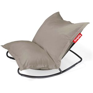 Fatboy - Set promotionnel : Rock 'n' Roll Lounge Chair, noir + Original Outdoor Sitzsack, grey taupe